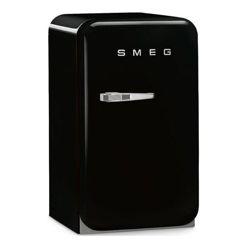 SMEG 50's Retro Style Single Door Mini Refrigerator 38L - Black, , large image number 1
