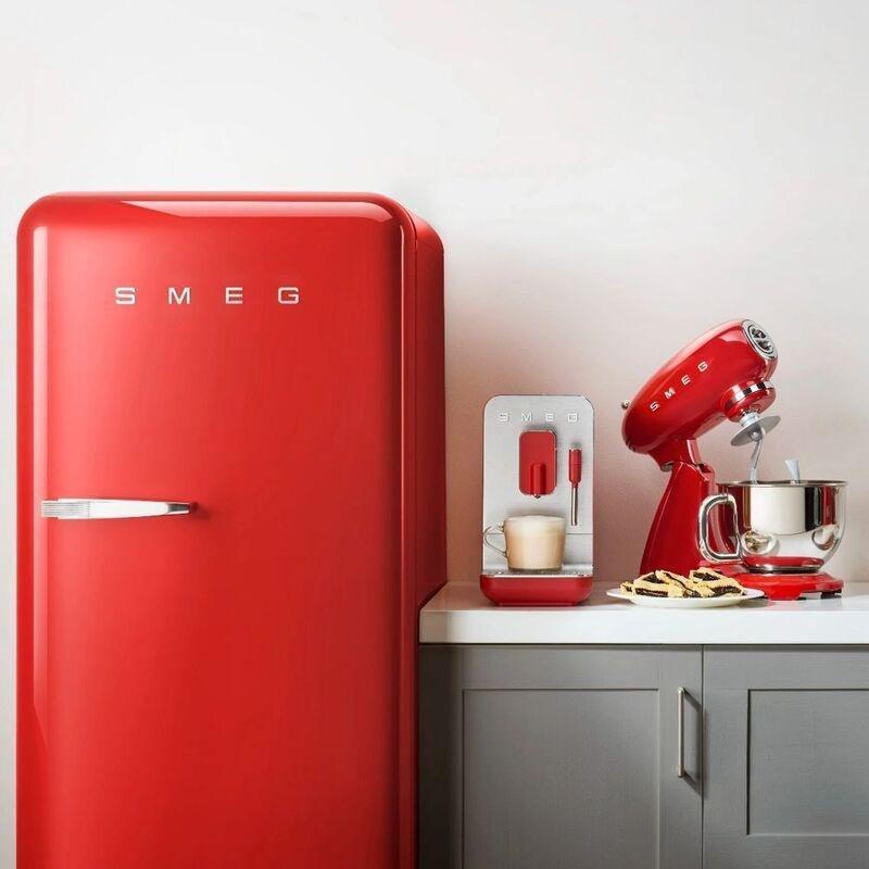 SMEG 50's Retro Style Single Door Refrigerator 281L - Red, , large image number 3