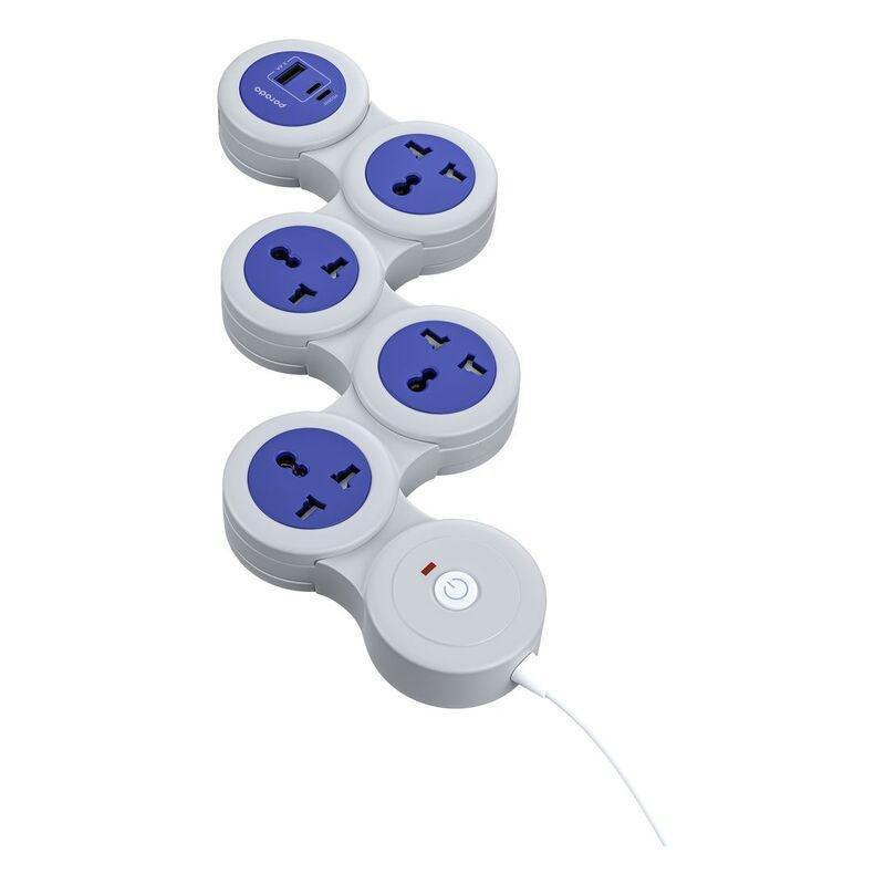 Porodo Multi-Socket Strip Universal AC & USB-C Power Delivery 1.8m, , large image number 0