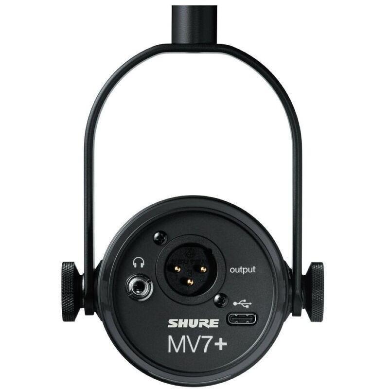 Shure MV7+ Podcast XLR/USB Microphone - Black, , large image number 1