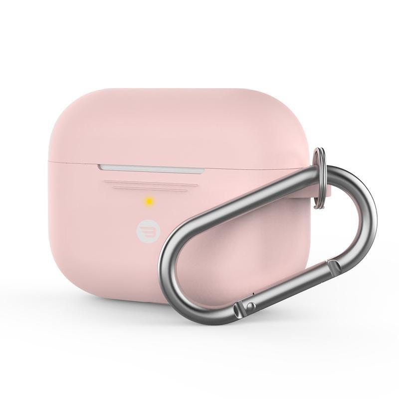 Baykron Silicone Case Pink for AirPods Pro with Carabiner, , large image number 0