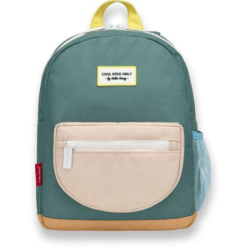 Hello Hossy Mini Captain Backpack - Green/Creme, , medium