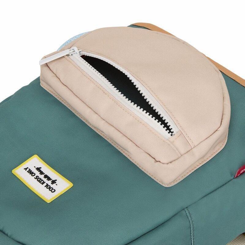 Hello Hossy Mini Captain Backpack - Green/Creme, , large image number 2