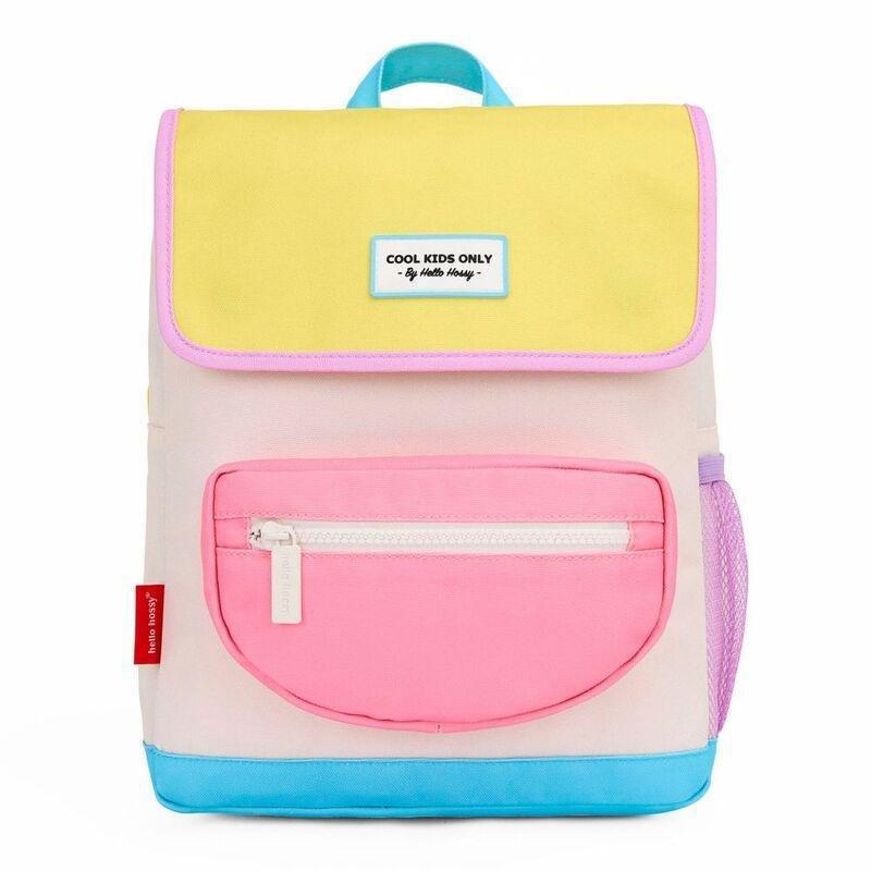 Hello Hossy Mini Sugar Kids Backpack - Jaune/Blanc/Rose, , medium