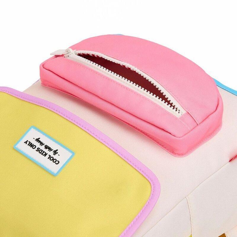 Hello Hossy Mini Sugar Kids Backpack - Jaune/Blanc/Rose, , medium