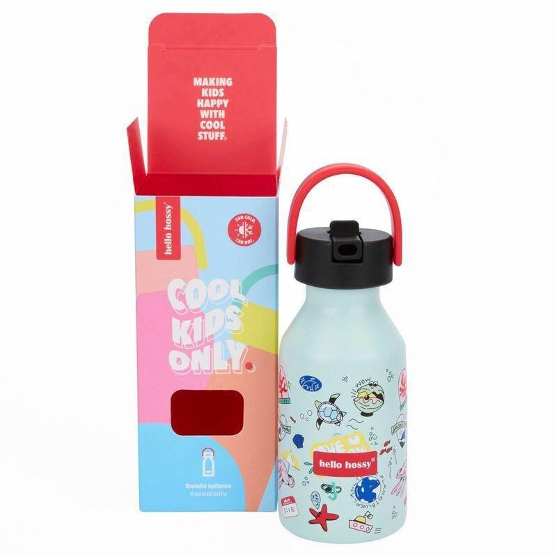 Hello Hossy Ocean Lover 350 ml Water Bottle - Light Blue, , large image number 1