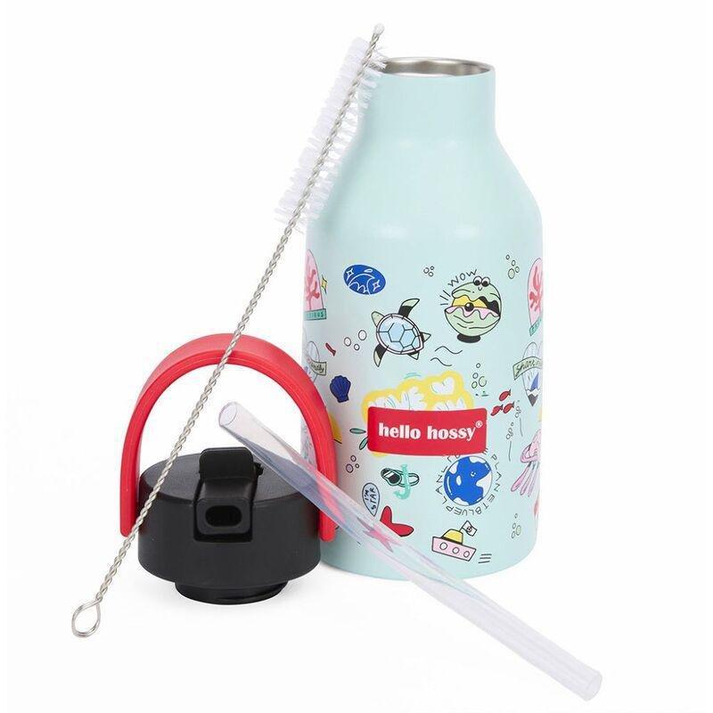 Hello Hossy Ocean Lover 350 ml Water Bottle - Light Blue, , large image number 2