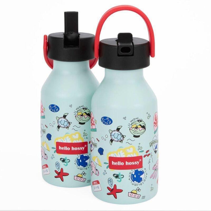 Hello Hossy Ocean Lover 350 ml Water Bottle - Light Blue, , large image number 3