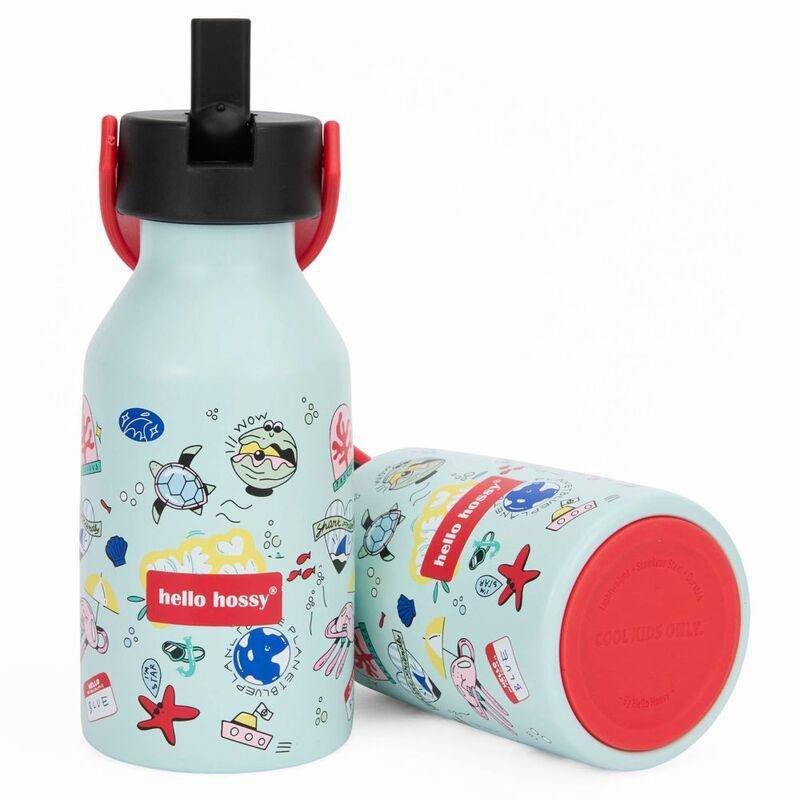 Hello Hossy Ocean Lover 350 ml Water Bottle - Light Blue, , large image number 4