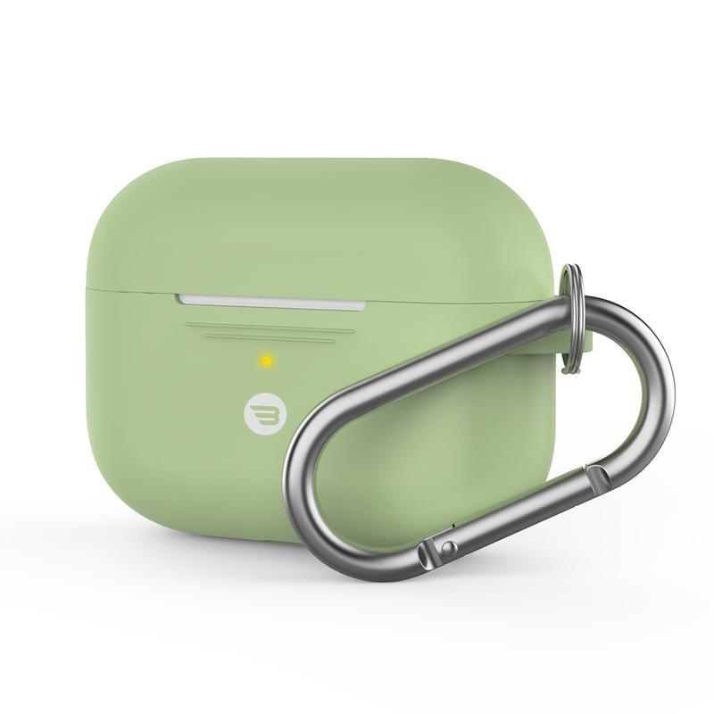 Baykron Silicone Case Avocado Green for AirPods Pro with Carabiner, , medium