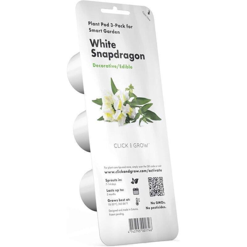 Click & Grow Plant Pod White Snapdragon (Pack of 3), , large image number 0