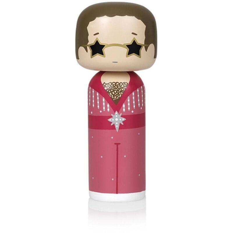 Lucie Kaas Kokeshi Doll - Elton Pink Outfit 14.5 cm, , medium