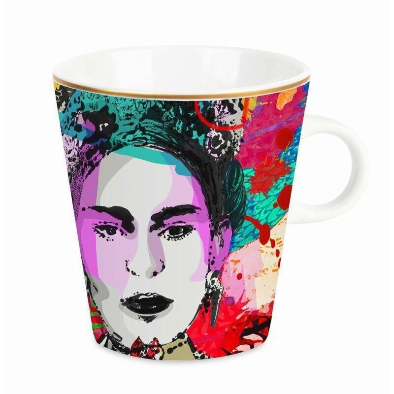 Baci Milano Street Art Porcelain Mug - Frida, , medium