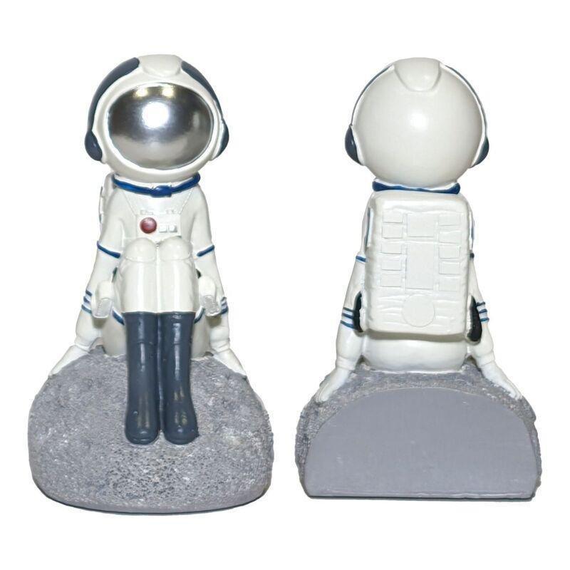 Roomours Astronaut Woman Bookends - Resin Blue (Set of 2) (23.5 x 21 cm), , large image number 1