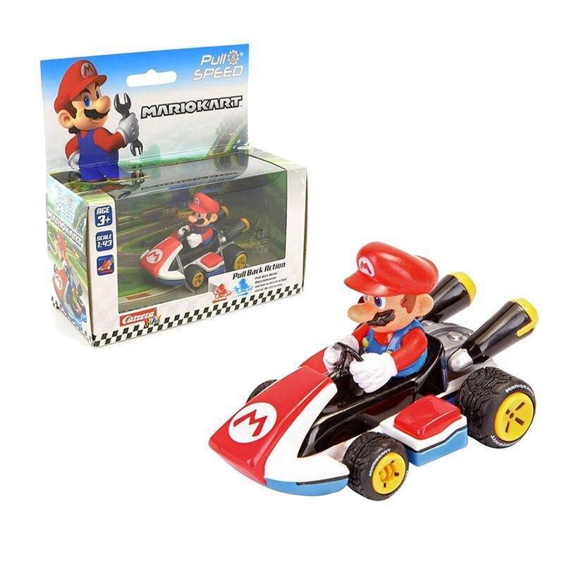 Carrera Pull N Speed Mario Kart 1.43 Pull Back Vehicle (Assorted - Includes 1), , large image number 1