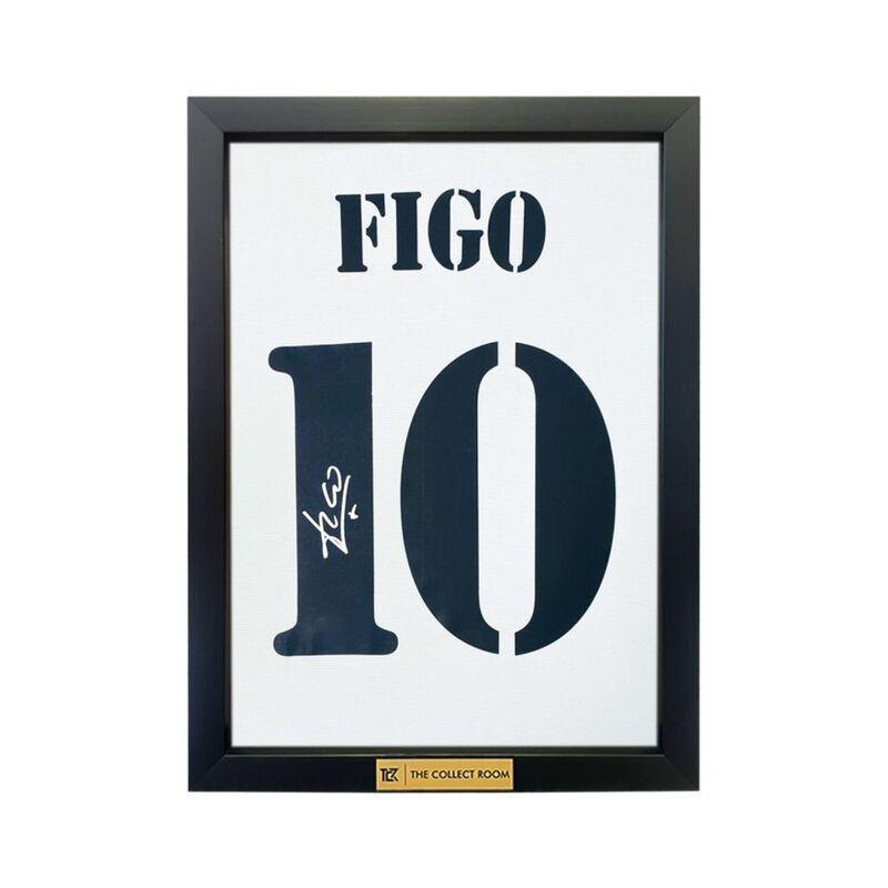 The Collect Room Luis Figo Signed Real Madrid Home Jersey, , medium