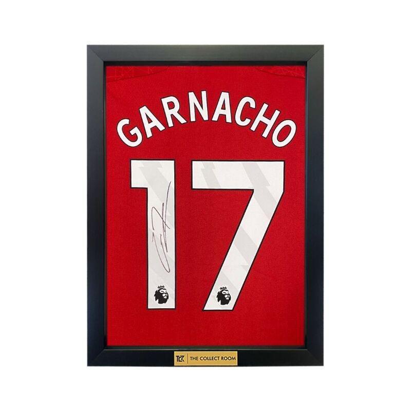 The Collect Room Garnacho 17 Manchester United 22/23 Home Signed Jersey, , large image number 0