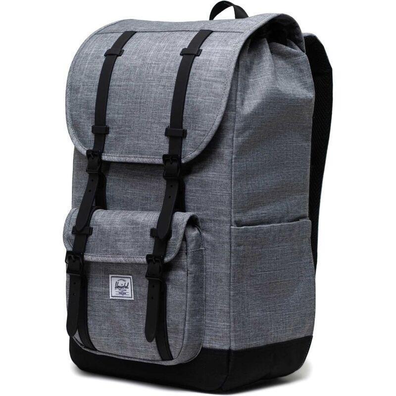 Herschel Little America Backpack Raven Crosshatch, , large image number 1