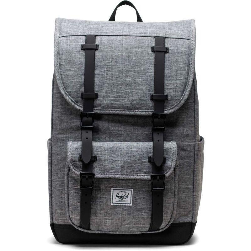 Herschel Little America Mid Backpack Raven Crosshatch, , large image number 0
