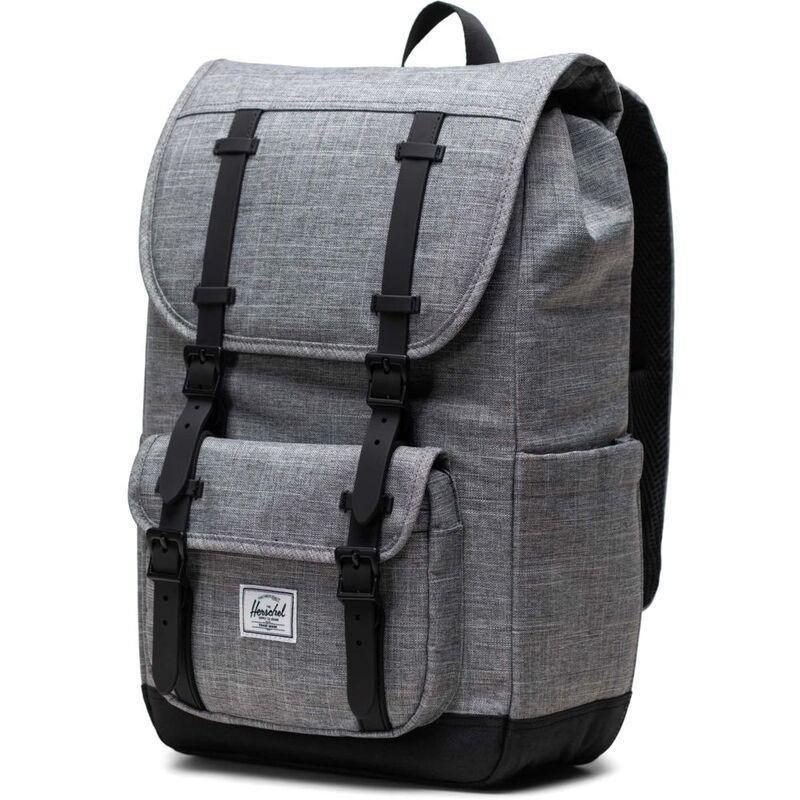 Herschel Little America Mid Backpack Raven Crosshatch, , large image number 1
