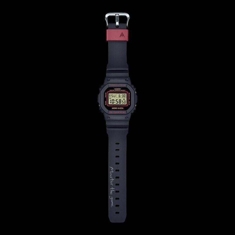 Casio Dw-5600Ai-1Dr G-Shock X Andres Iniesta’S Signature Men'S Watch - Black/Black, , large image number 8