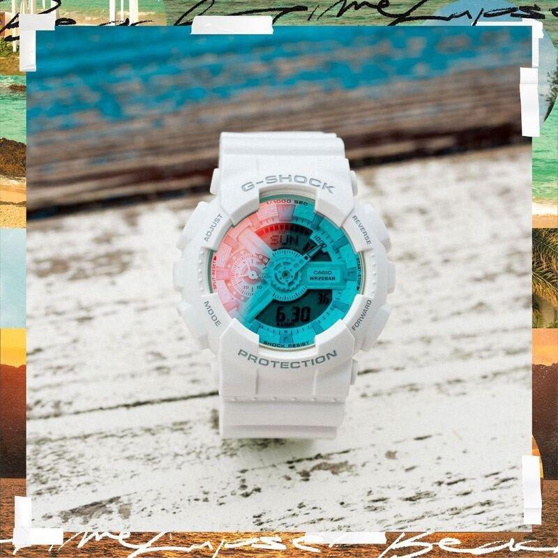 Casio Ga-110Tl-7Adr G-Shock Casual Men'S Watch - White/White, , large image number 3