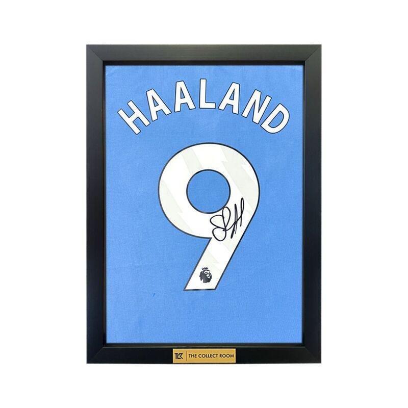 The Collect Room - Erling Haaland Signed Man City 2023-24 Jersey, , large image number 0