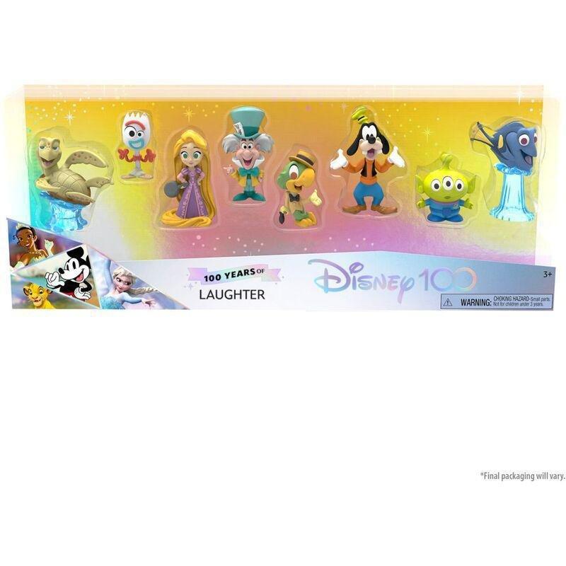 Disney 100 Celebration Figures 100 Years Of Laughter (Pack of 8), , large image number 1