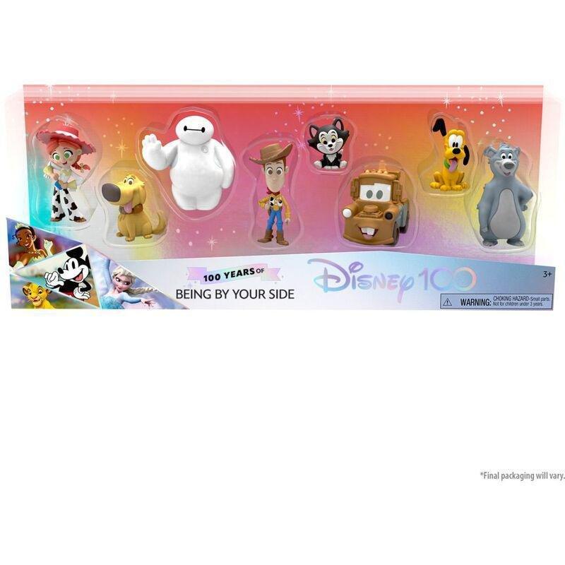 Disney 100 Celebration Figures 100 Years Of Being By Your Side (Pack of 8), , large image number 1