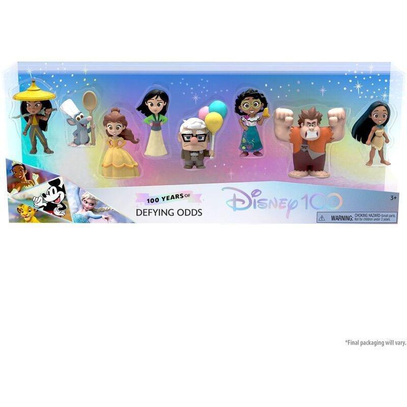 Disney 100 Celebration Figures 100 Years Of Defying Odds (Pack of 8), , large image number 1