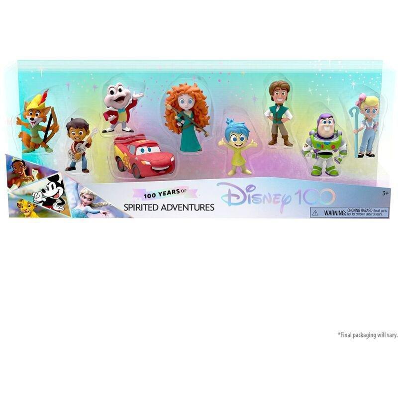 Disney 100 Celebration Figures 100 Years Of Spirited Adventures (Pack of 8), , large image number 1