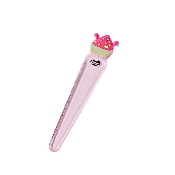 Tinc 12cm Character Ruler - Pink, , large image number 1