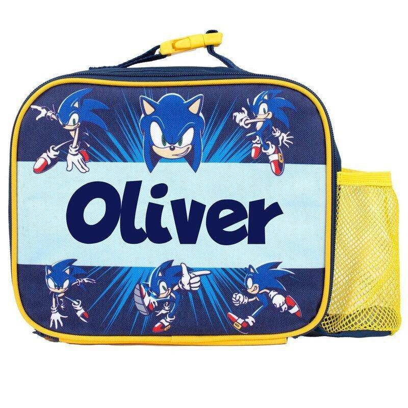 Fringoo Personalize Lunch Bag - Sonic The Hedgehog Blue, , large image number 0