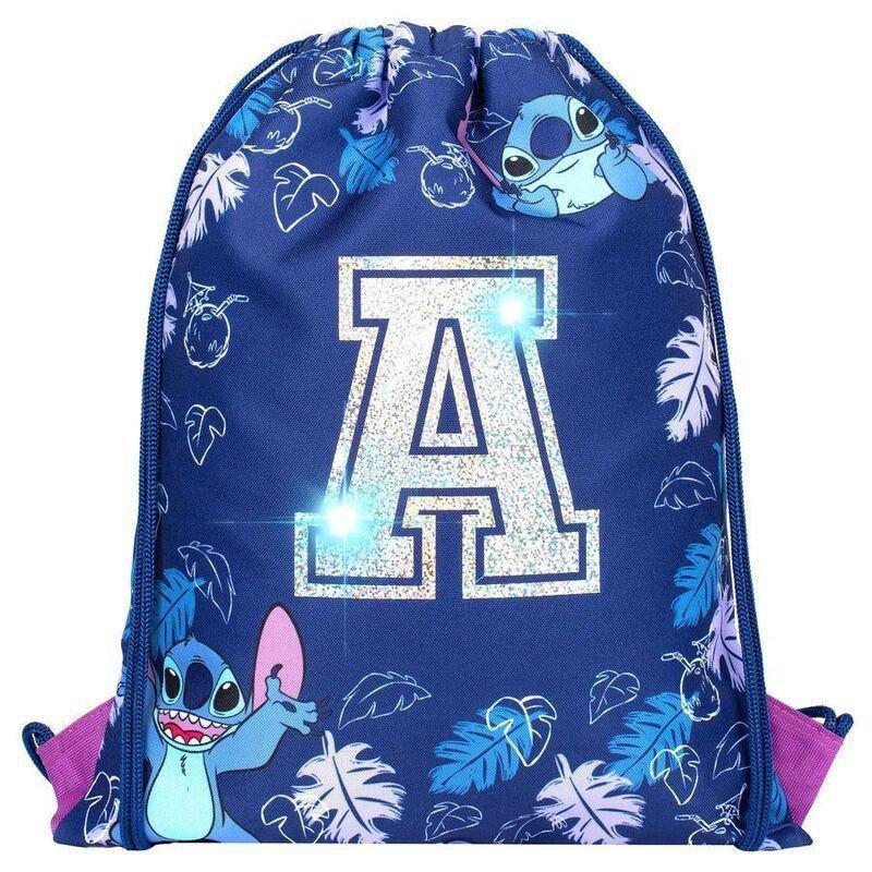 Fringoo Personalize Drawstring Bag - Stitch Blue, , large image number 0