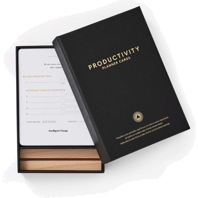 Intelligent Change Productivity Planner Cards - Black, , large image number 3