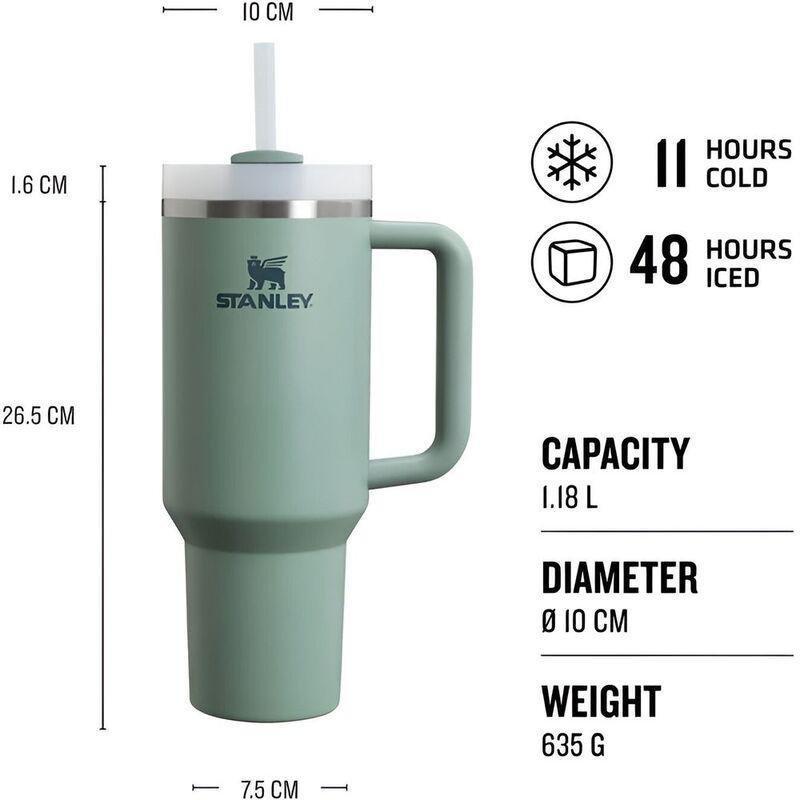Stanley Quencher H2.0 Flowstate Travel Tumbler 1.2L /40 oz - Shale, , large image number 1