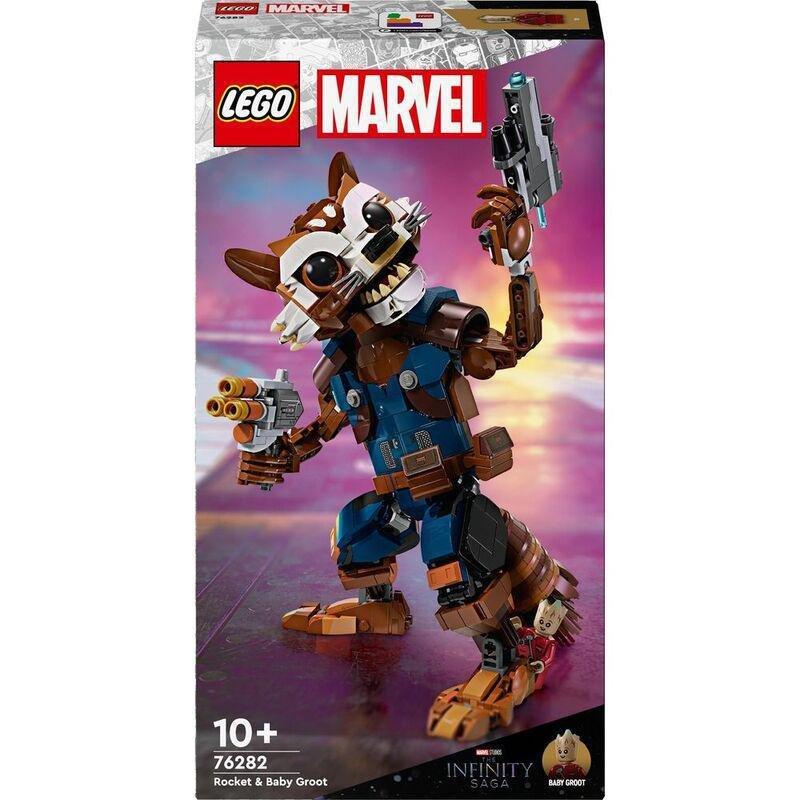 LEGO Marvel Rocket & Baby Groot 76282 Building Set (566 pieces), , large image number 1