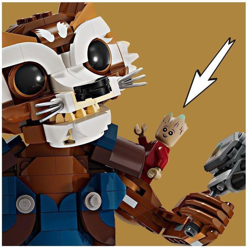 LEGO Marvel Rocket & Baby Groot 76282 Building Set (566 pieces), , large image number 7