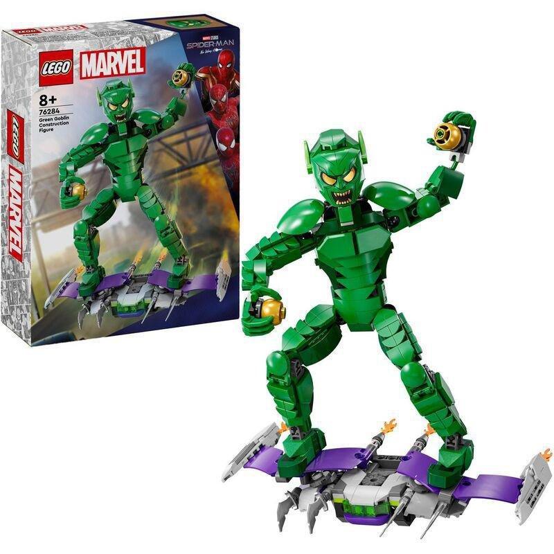LEGO Marvel Green Goblin Construction Figure 76284 Building Set (471 pieces), , large image number 0