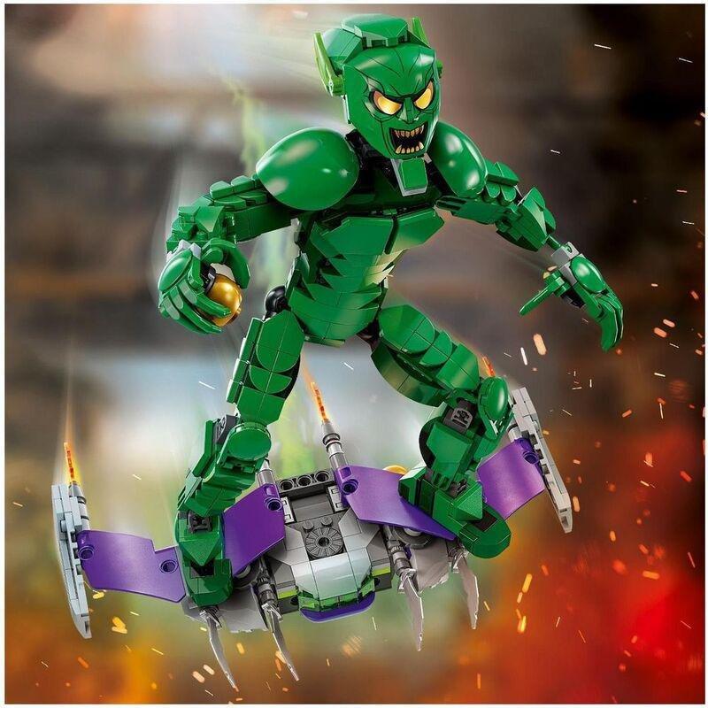 LEGO Marvel Green Goblin Construction Figure 76284 Building Set (471 pieces), , large image number 6