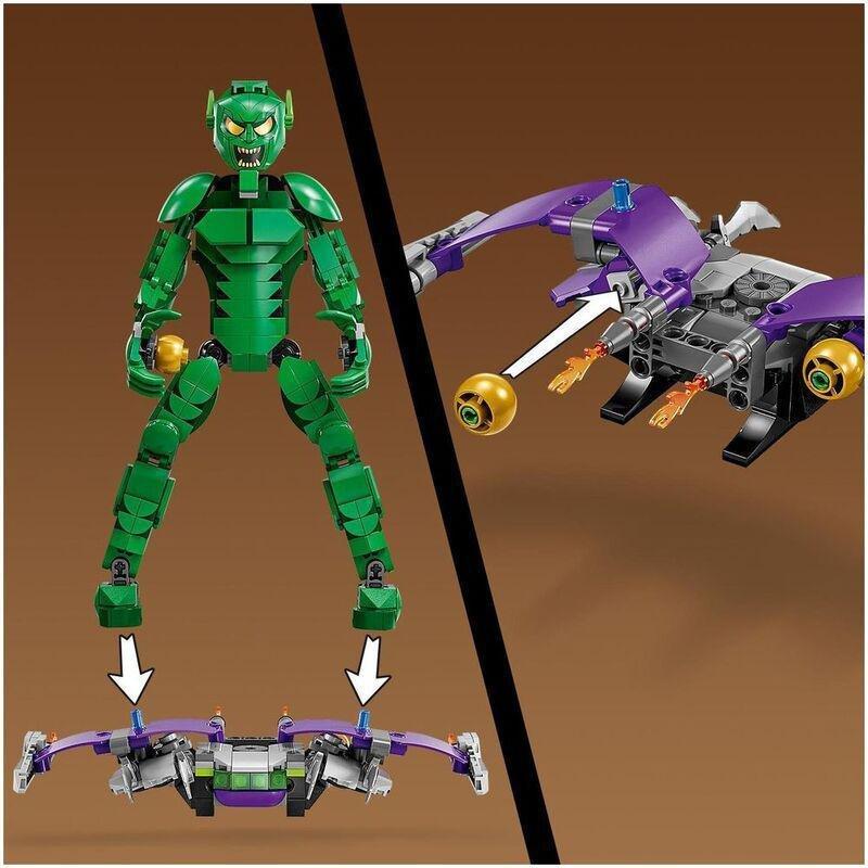 LEGO Marvel Green Goblin Construction Figure 76284 Building Set (471 pieces), , large image number 7