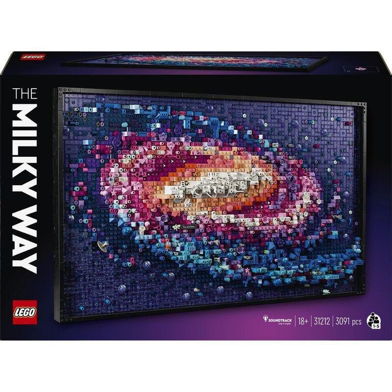 LEGO Art The Milky Way Galaxy Wall Art Set 31212 Building Set (3091 pieces), , large image number 1