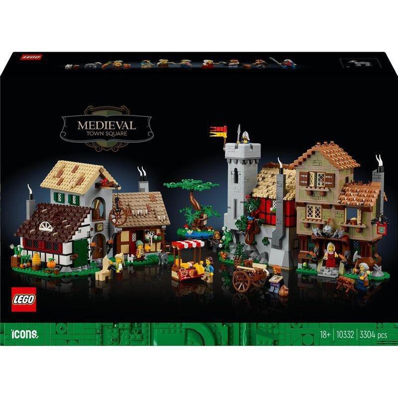 LEGO Icons Medieval Town Square Building Set 10332 Building Set (3304 pieces), , large image number 2