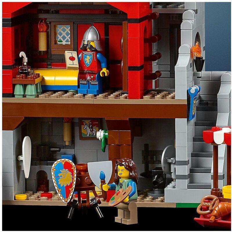 LEGO Icons Medieval Town Square Building Set 10332 Building Set (3304 pieces), , large image number 5