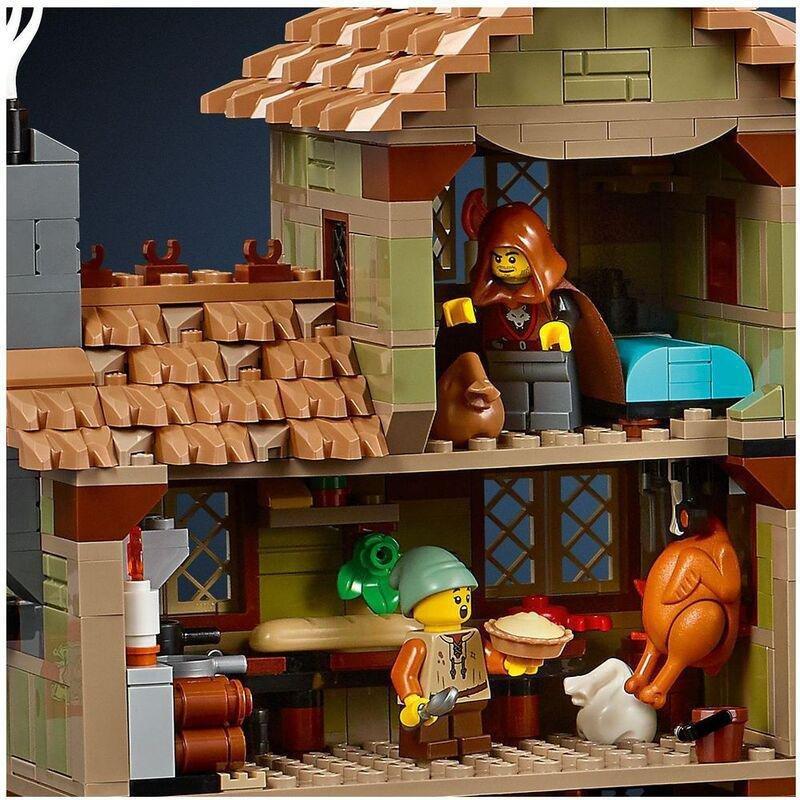 LEGO Icons Medieval Town Square Building Set 10332 Building Set (3304 pieces), , large image number 6