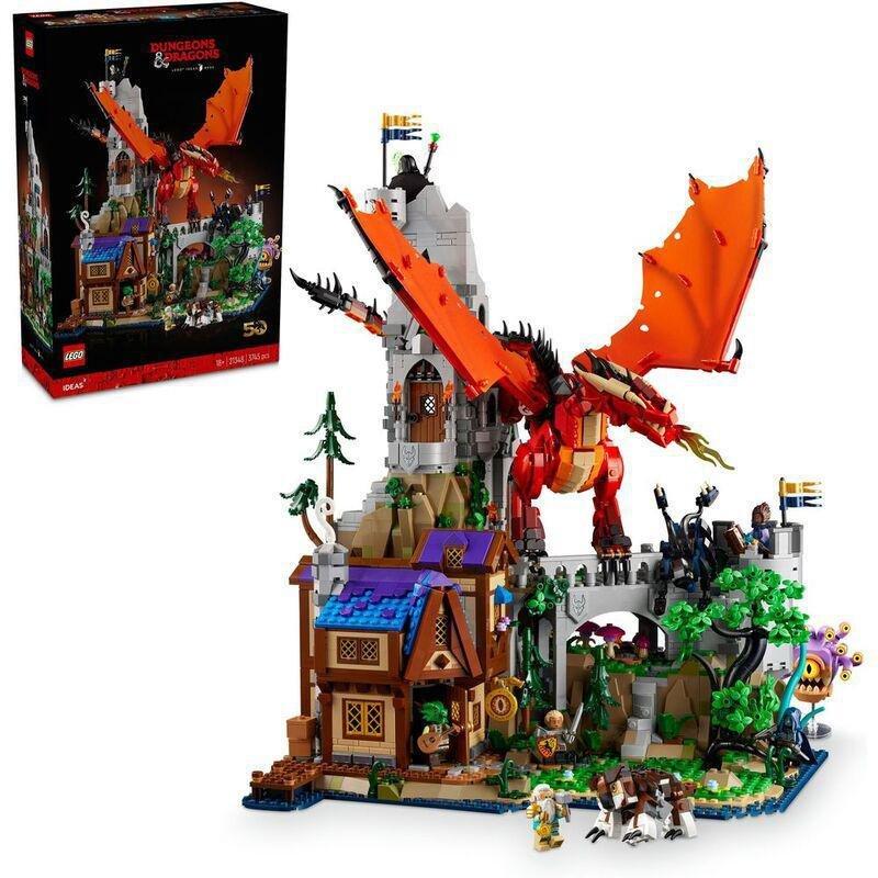 LEGO Ideas Dungeons & Dragons: Red Dragon's Tale Building Set (3745 pieces), , medium