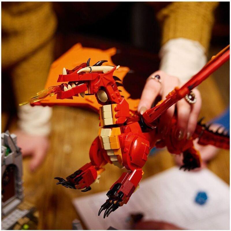 LEGO Ideas Dungeons & Dragons: Red Dragon's Tale Building Set (3745 pieces), , large image number 4