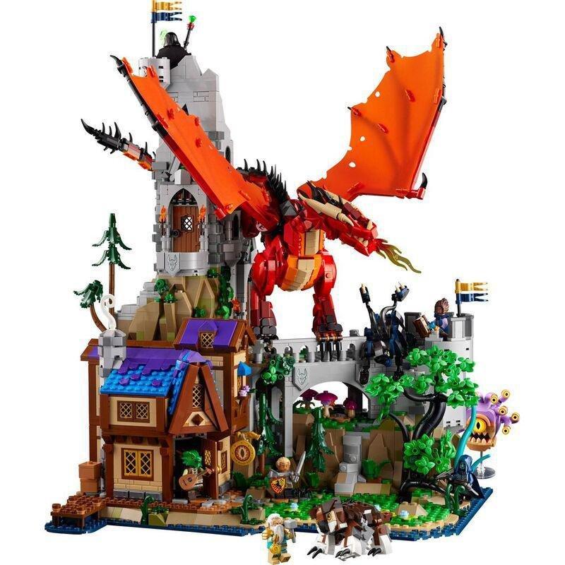 LEGO Ideas Dungeons & Dragons: Red Dragon's Tale Building Set (3745 pieces), , large image number 6