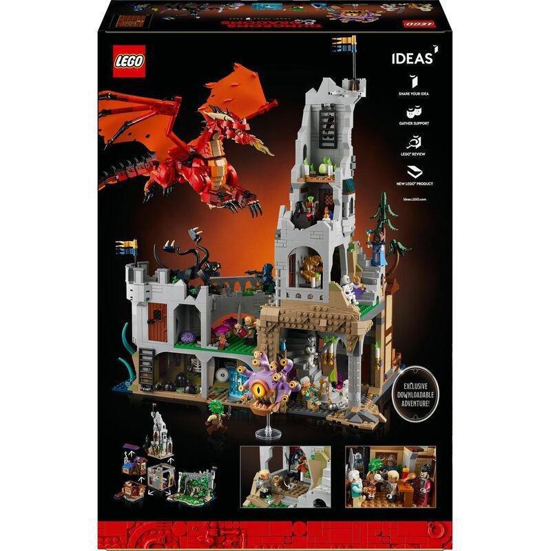 LEGO Ideas Dungeons & Dragons: Red Dragon's Tale Building Set (3745 pieces), , large image number 7