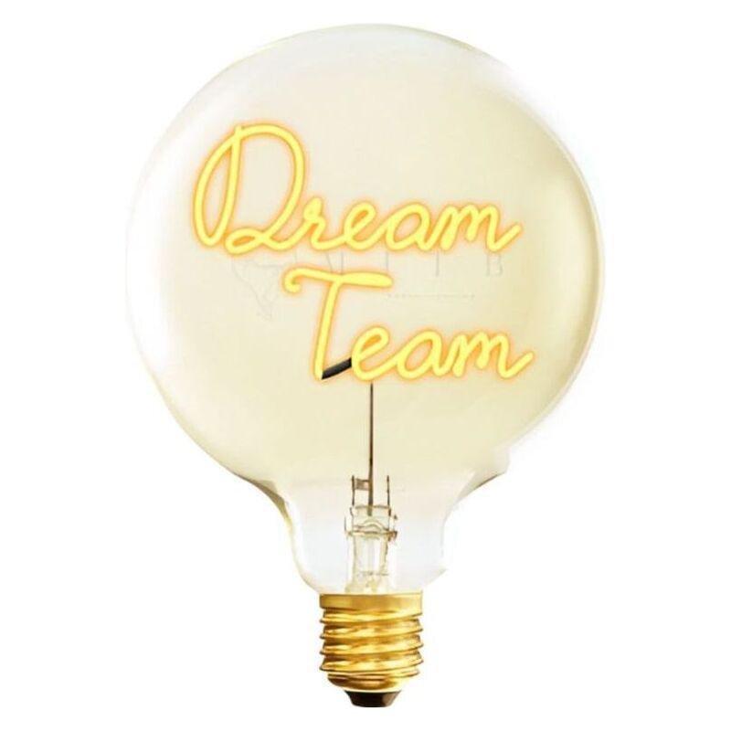 Message in the Bulb 904041X Dream Team LED Light Bulb (6 Volt) - Amber Glass - 2200K Light, , medium